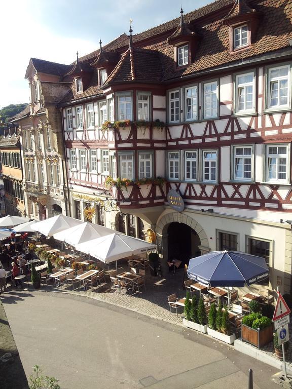 Stadt-Gut-Hotel Gasthof Goldener Adler Schwabisch Hall Bagian luar foto